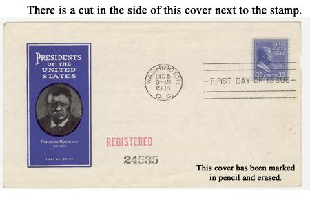 #830 FDC - Theodore Roosevelt Prexie - Ioor Cachet