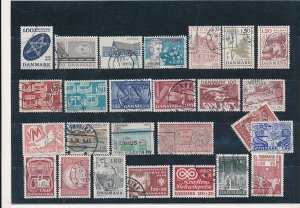 D397009 Denmark Nice selection of VFU Used stamps