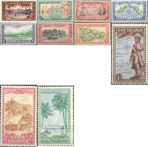 43074 MNH COOK Islas 1949 SERIE BASICA