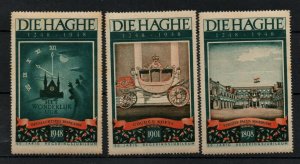 Belgium 1948 Die Haghe (The Hague) mint Poster Stamps Cinderella WS24624