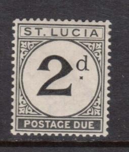 St Lucia #J4 VF Mint