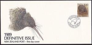 NEW ZEALAND 1989 $10 Kiwi FDC...............................................9303