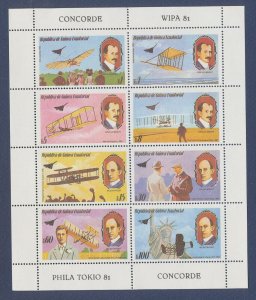 Equatorial Guinea - MNH S/S - airplanes,  1981