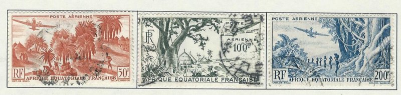 French Equatorial Africa  used SC c31-c33