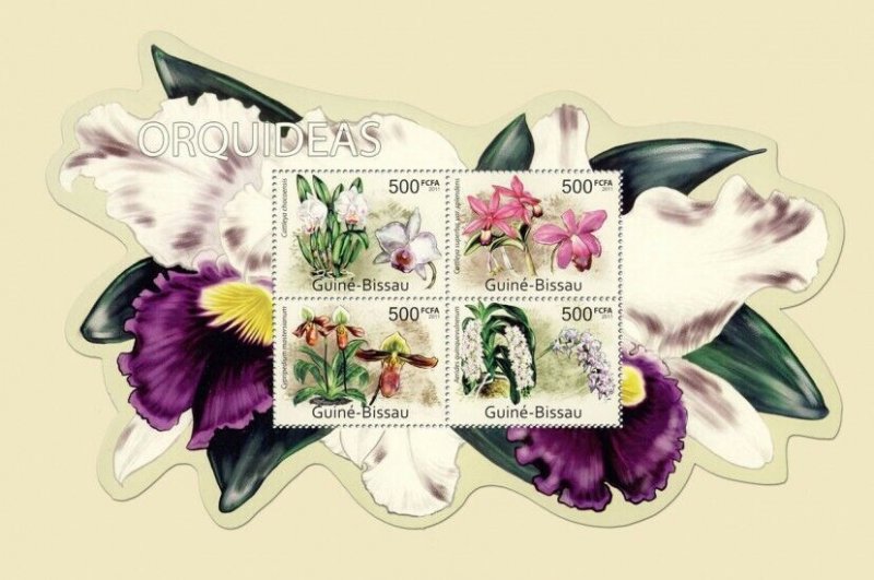 Guinea 2011 MNH - Orchids. Y&T 4041-4044, Mi 5542-5545