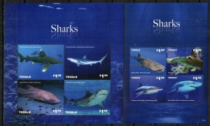 Tuvalu Stamp 1302-1303  - Sharks