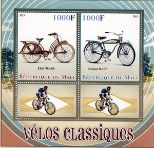 Mali 2013 CLASSIC BICYCLE Sheet Perforated Mint (NH)