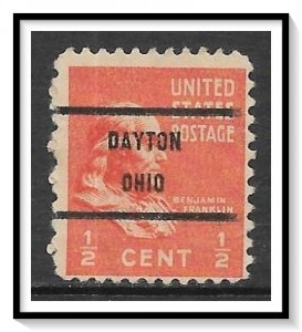 US Precancel #803-71 Dayton OH Used
