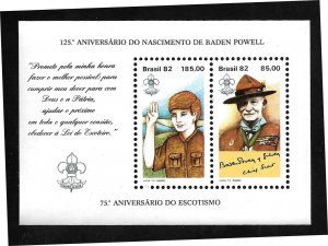 Brazil 1982 - MNH - Souvenir Sheet - Scott #1812
