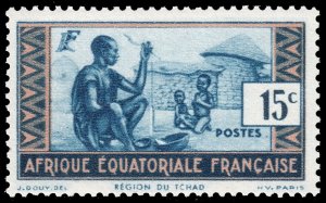 French Equatorial Africa #39  MNH - People of Chad (1937)