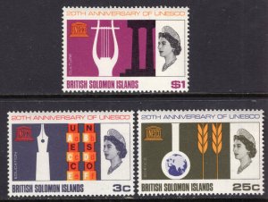 Solomon Islands 171-173 UNESCO MNH VF