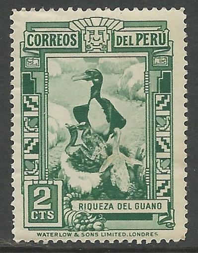 Peru # 357 Cormorant Birds   (1) Unused VLH