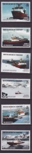 British Antarctic Territory-Sc#C5-10- id9-unused NH airmail set-Ships-2011-    