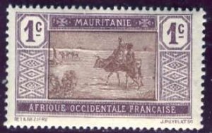 Mauritania 1913: Sc. # 18; MLH Single Stamp