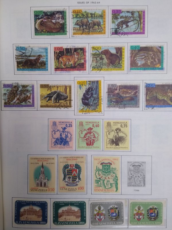 collection on pages Venezuela 1961-65 PS: CV $159