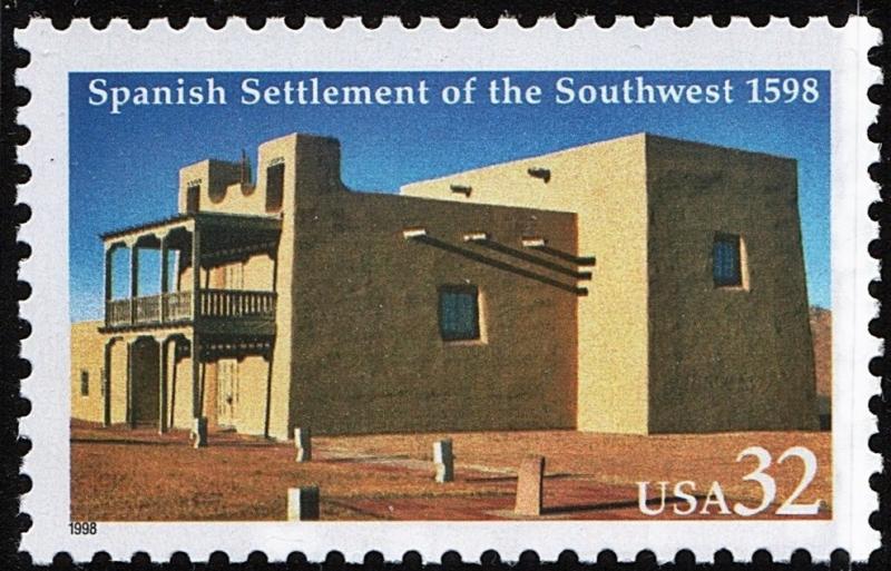 SC#3220 32¢ Spanish Settlement Single (1998) MNH