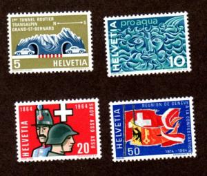 Switzerland # 434-437 Mint!