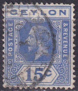 Ceylon #235  F-VF Used CV $22.50  (K2491)