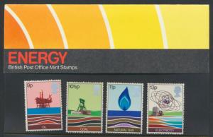 GB Presentation Pack 99 - Energy 1978 - SG 1050/1053 SC#  827-830 SPECIAL