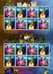 Canada 2316a Sheet MNH Black History Month 2009