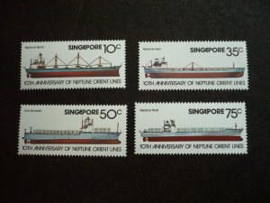Stamps - Singapore - Scott# 308-311 - Mint Never Hinged Set of 4 Stamps