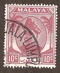 Malaya (Selangor) 86 - Used-NH - scv - $0.35