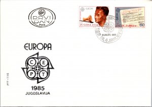 Yugoslavia, Worldwide First Day Cover, Europa