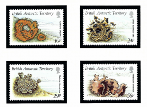 British Antarctic Territory 149-52 MNH 1989 Lichens