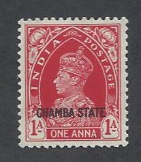 INDIA - CHAMBA SC# 73 VF OG 1838