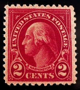 US Scott #554 Deep Carmine M VLH OG XF [Nice Margins]