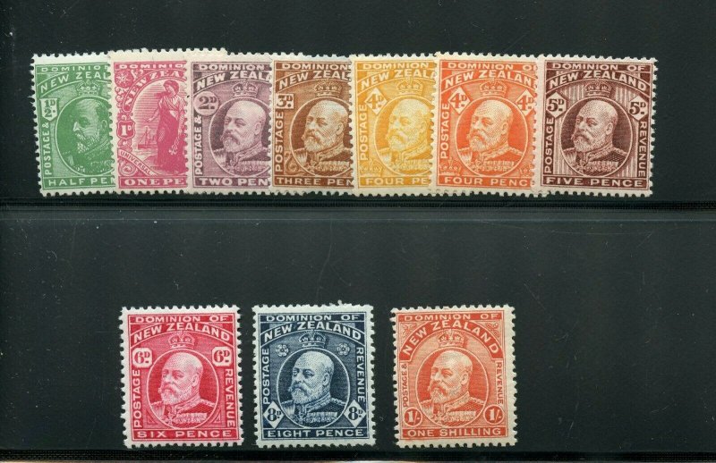 NEW ZEALAND DEFINITIVES SET SCOTT # 130/39 MINT LH/NH --SCOTT VALUE $283.75