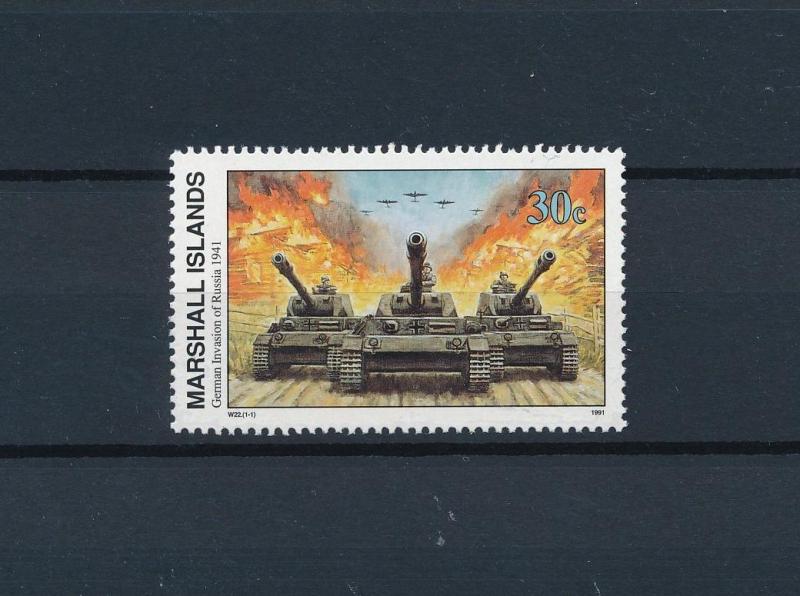 [80948] Marshall Islands 1991 Second World war Germand invasion of Russia MNH