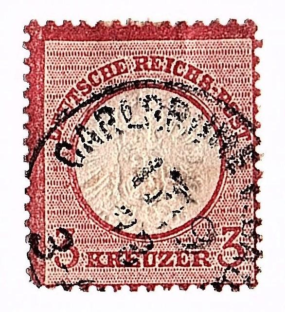 Germany 1872 Scott 23 used fvf  scv $7.00 less 50%=$3.50 BIN