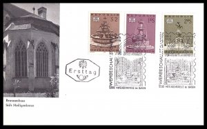 AUSTRIA - 1972 FAMOUS FOUNTAINS - FDC