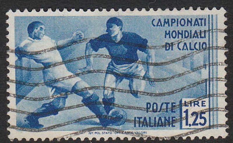 Stamp Italy Sc 0327 1934 2nd World Soccer Championship Football