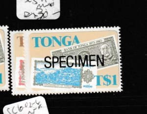 Tonga SC 549-52 Specimen MNH (3gck)