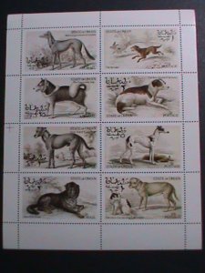 ​OMAN-1973 WORLD FAMOUS LOVELY DOGS MNH  SHEET- VF WE SHIP TO WORLD WIDE