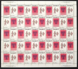 Canada 569a|569ii Sheet MNH