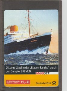 Germany  Scott#  2288Ab  MNH  Complete Booklet  (2004 Voyage of the Bremen)