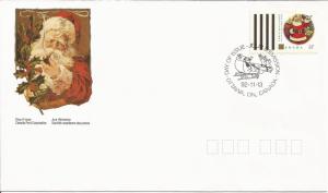 1992 Canada FDC Sc 1455 - Christmas - Personages (SER)