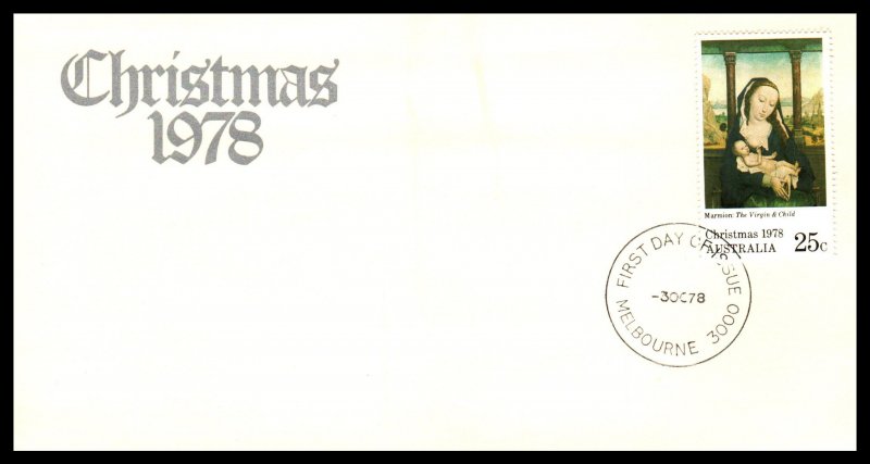 Australia 688-690 Christmas Set of Two U/A FDC