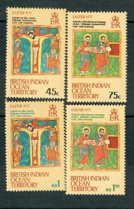 British Indian Ocean Territory #50 -53 set of MNH singles