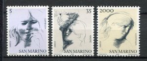 1978 San Marino 1162-1164 Artist / Emilio Greco