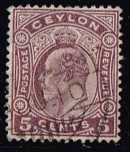 Ceylon 1908,Sc.#197 used, King Edward VII