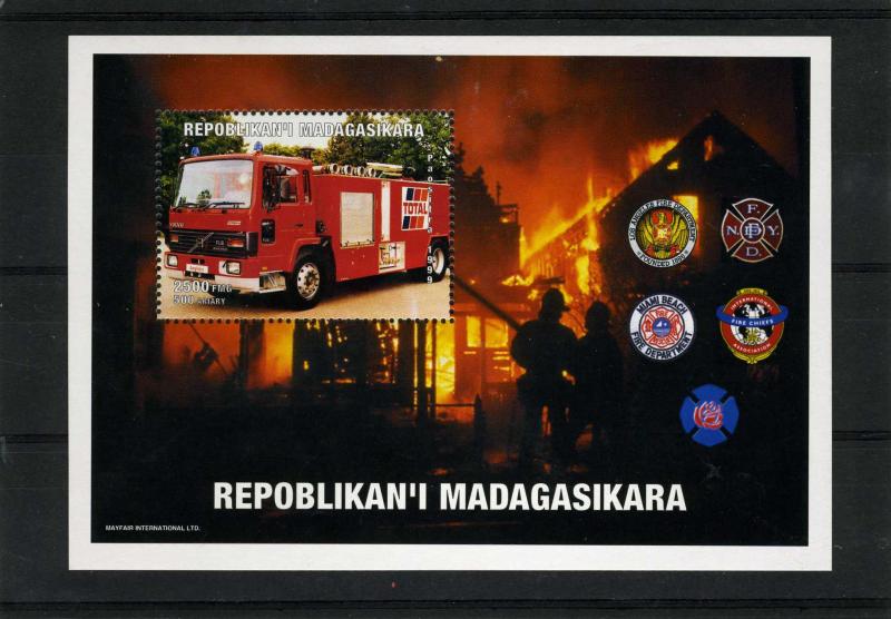 Fire Engines s/s Perforated Mint (NH)