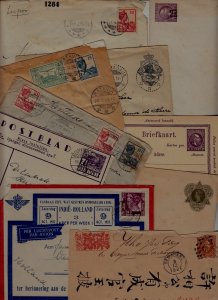 Netherlands Indie 10 covers/cards pre-1949 (9) mixed condition