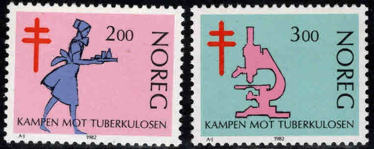 Norway Scott 802-803 MNH** TB set