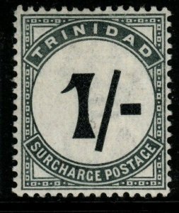 TRINIDAD SGD9 1885 1/= SLATE-BLACK POSTAGE DUE MTD MINT