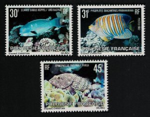 Fr. Polynesia Fish 3rd series 3v 1982 MNH SG#360-362