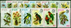 Fiji 1971 Birds & Flowers Set of 16 SG435-450 V.F MNH (2)